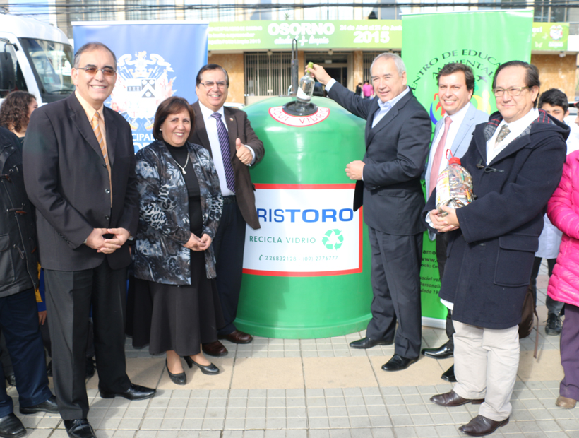 Anunciaron programa de reciclaje de vidrios para la ciudad de Osorno